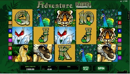 Adventure Palace UK slot game