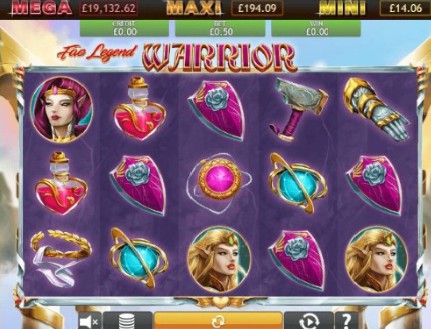 Fae Legend Warrior Jackpot UK slot game