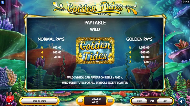Golden Tides UK slot game