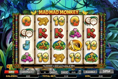 Mad Mad Monkey UK slot game
